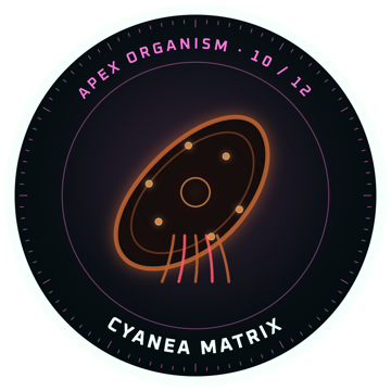 Sticker: CYANEA MATRIX