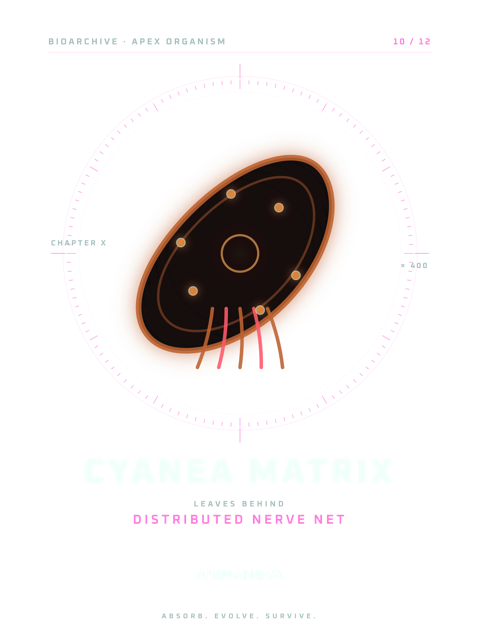 CYANEA MATRIX · DISTRIBUTED NERVE NET T-shirt design