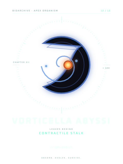 VORTICELLA ABYSSI · CONTRACTILE STALK T-shirt design