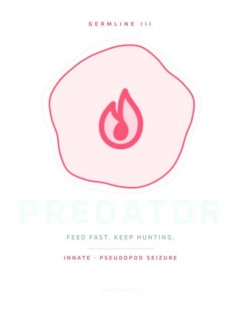 PREDATOR · PSEUDOPOD SEIZURE T-shirt design